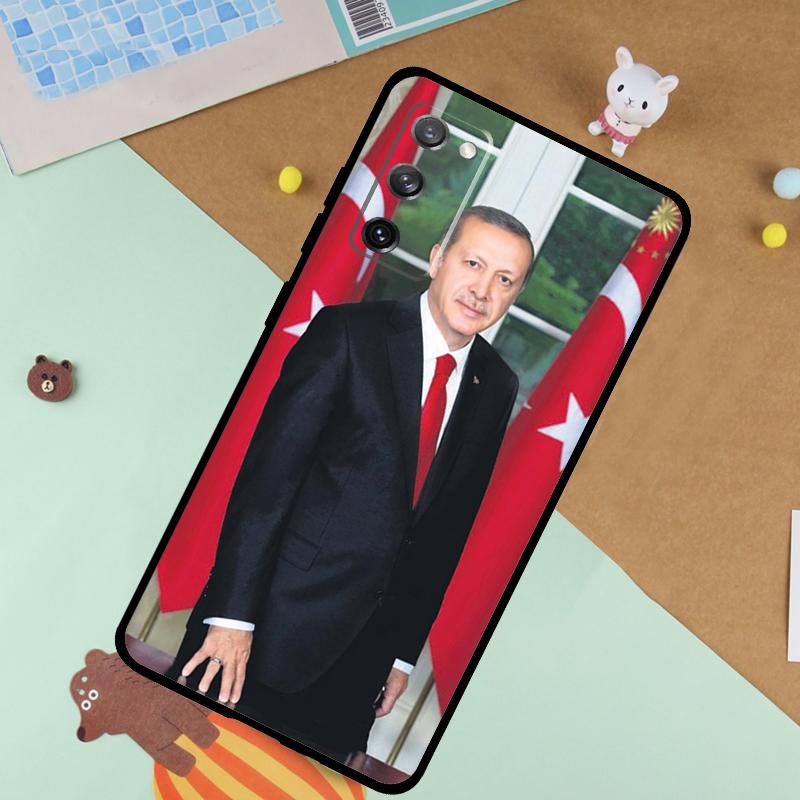 President Turkey Recep Tayyip Soft Case For Samsung Galaxy S25 Ultra S9 S10 S20 S22 S21 Plus S23 FE S24 Ultra Funda Cover
