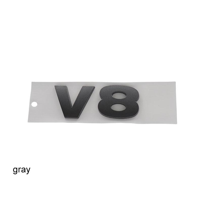 3D Premium V8 V 8 Letters for Discovery Evoque Vogue Car Engine Hood Fender Trunk Tail Rear Decal Emblem Badge Sticker