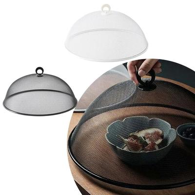 Round Shape Mesh Anti-Flying Dish Cover Dish Lid Household Food Cover Vegetable Fruit Display