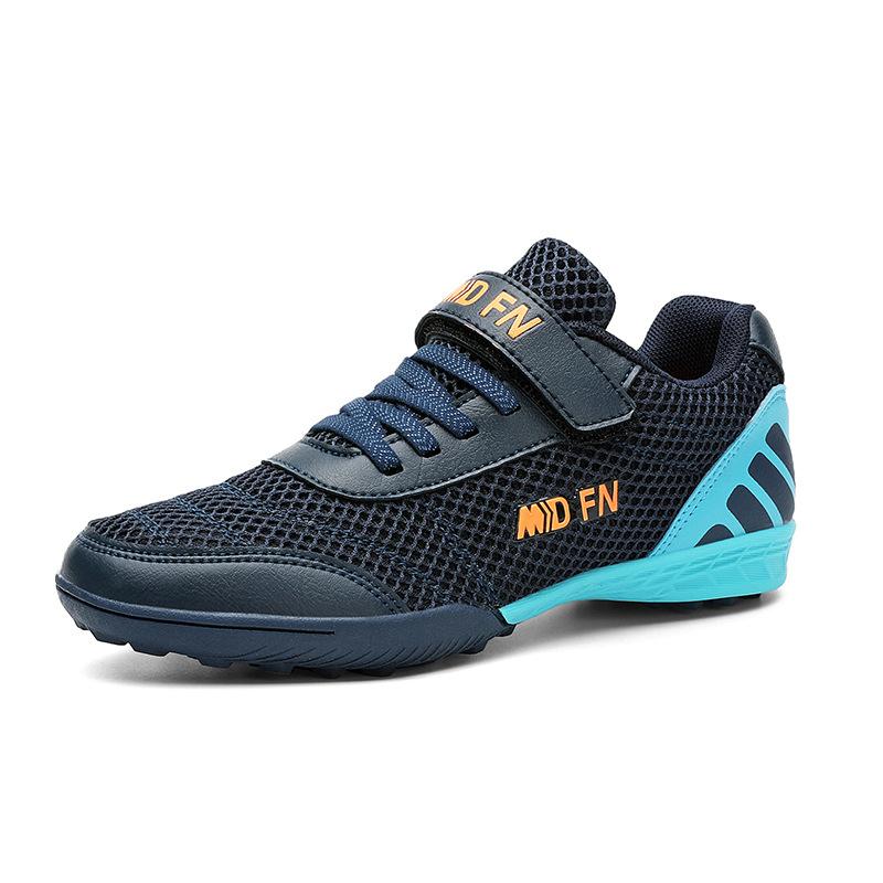

668 Children s Football Shoes Teenage Students Low Cut Mesh Broken Nail Flat Bottom TF Cement Floor Sports Training 31