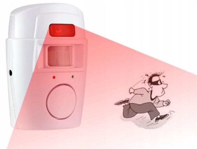 Hausalarm Lagerhaus mit Bewegungssensor + 2 Funkfernbedienungen