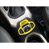For Jeep Renegade 2015-2023 Solar Yellow Console Electronic Handbrake Cover Trim