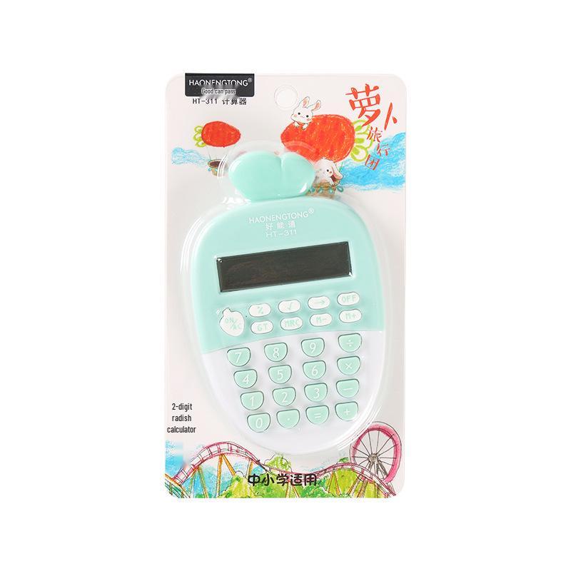 Baitong 7838 Cute Carrot Mini Calculator for Students
