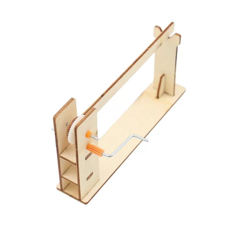 Xile Manual Crank Lift Gate Model - DIY Tech Gear Transmission Science Kit 15*3*9cm