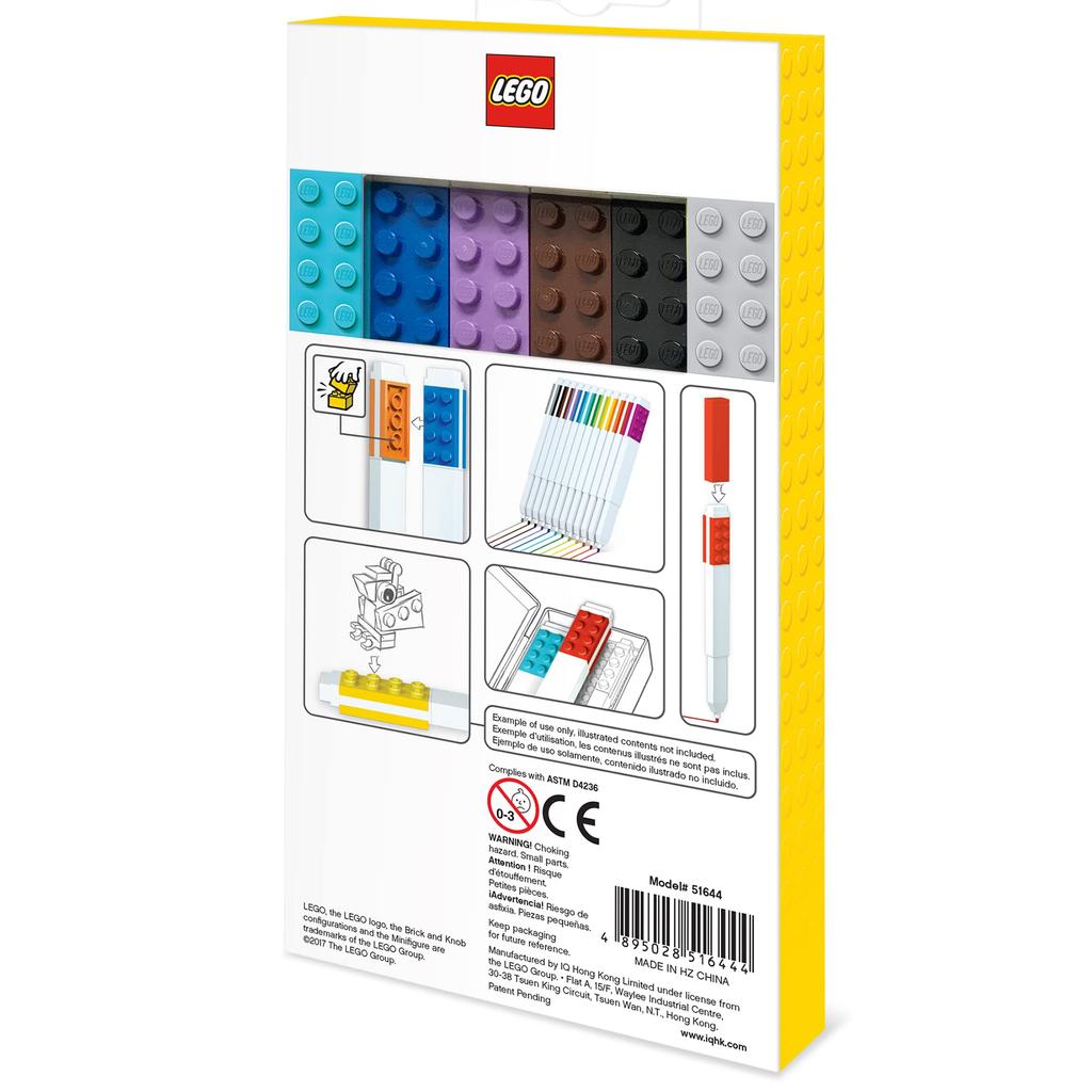 LEGO 12 PACK MARKERS