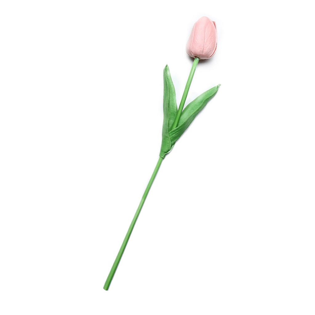 Artificial Tulip PU Realistic Fake Tulip for Home Decoration Wedding Floral Arrangement