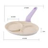 2-hole Omelet Pan Frying Pot Thickened Non-stick Egg Pancake Steak Cooking Pan Hamburg bread Breakfast Maker Induction cooker