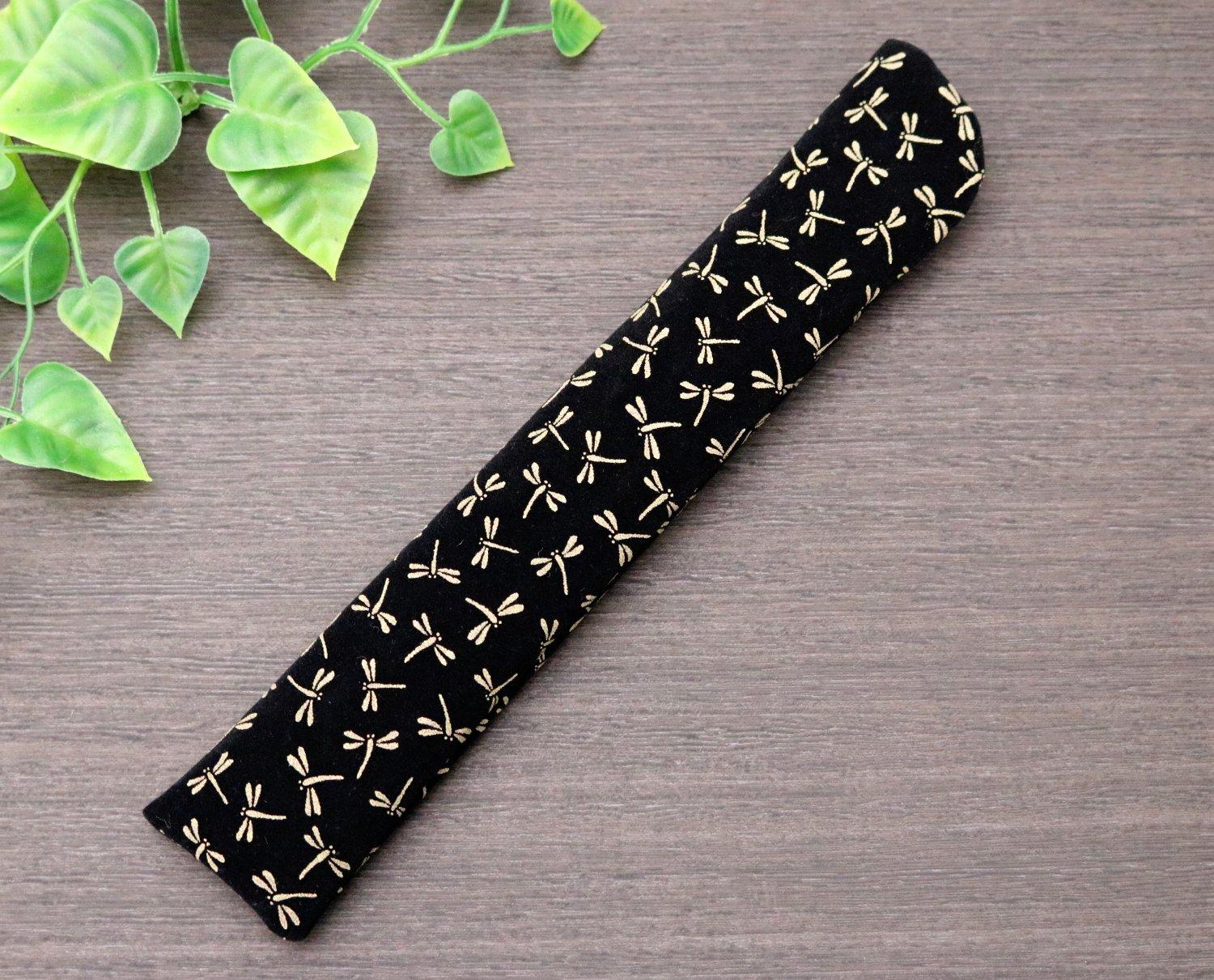 

Matsumi Crafts Fan Dragonfly White Case, 23.5cm, Inden-style, Design, белый