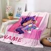 Customizable Anime A-AphmauS2 Throw Blanket – Personalized Name, All-Season Cozy Snug Blanket, Machine Washable, Personalized Blanket