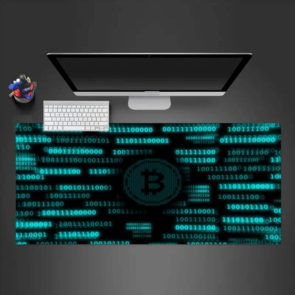 Digital Space Desk Mat Desk Pad Large Gaming Mouse Pad Gamer Ofice Mat Mouse Pad Pad Unisex