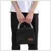 RENEWREVITAL Insulated Lunch Bag, Small, for Office, Picnic, Beach, and Travel, 221417cm, Black, 1 Bag