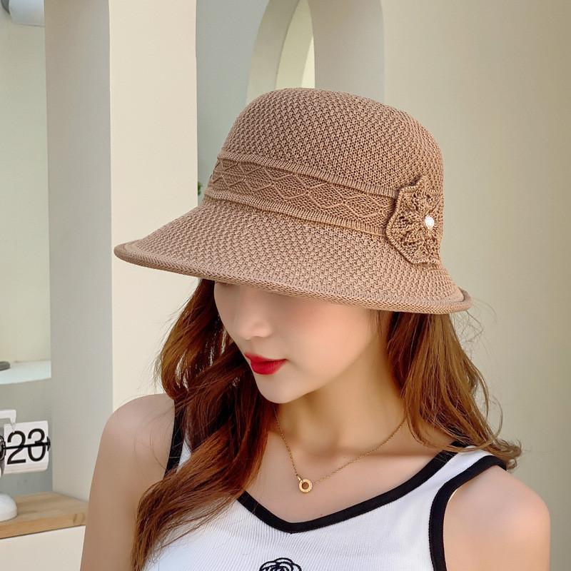 Casual Woven Sun Hat For Women With Large Brim And Uv Protection For Beach And Hiking