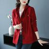 Knitted Sweater Cardigan Women's Spring Autumn 2025 New  Long Sleeve Loose Hooded Casual Sweater Jackets Female Knitwear