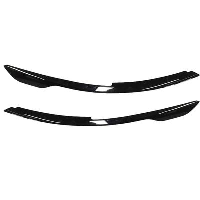 2020 To Up For VW Golf 8 MK8 Front Headlight Eyebrow Eyelids Light Stickers Lamp Cover High Quality ABS Gloss Black Body Kit