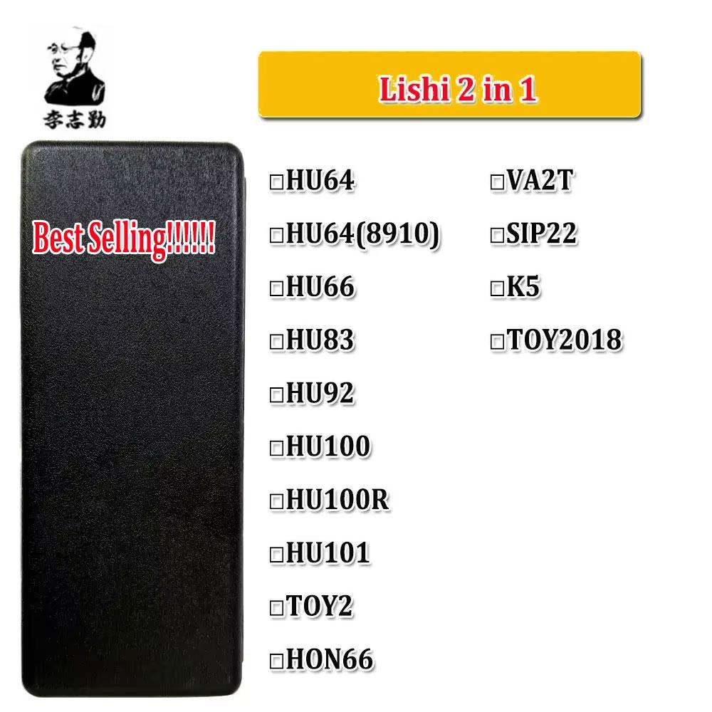 Hot!! Lishi 2 in 1 Tool Civil Tool SS001 SS002 SS002R SS003 SS003R KW1 KW5 SC1 SC4 M1/MS2 for Home Door Thread Lock3