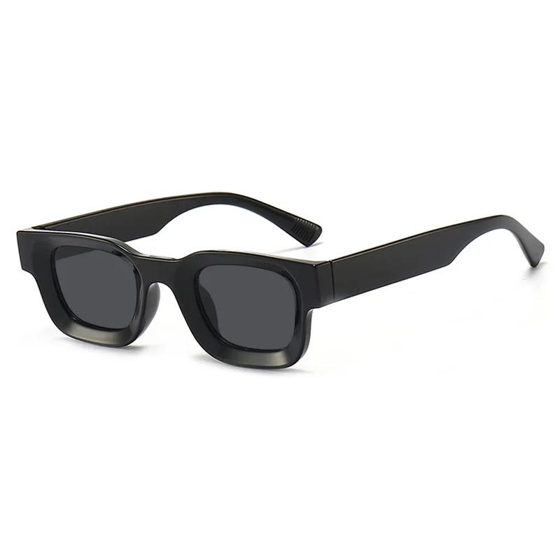 Fashion Hip Hop Punk Sunglasses Retro Small Frame Concave UV400 Protective Eyewear for Men Women Outdoor Travel