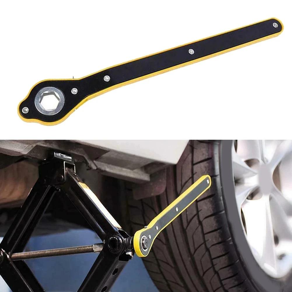 1 stück Auto arbeitssparende Jack Ratsche Scherenwagenheber Garage Reifen Rad Lug Schlüssel Griff arbeitssparende Schraubenschlüssel