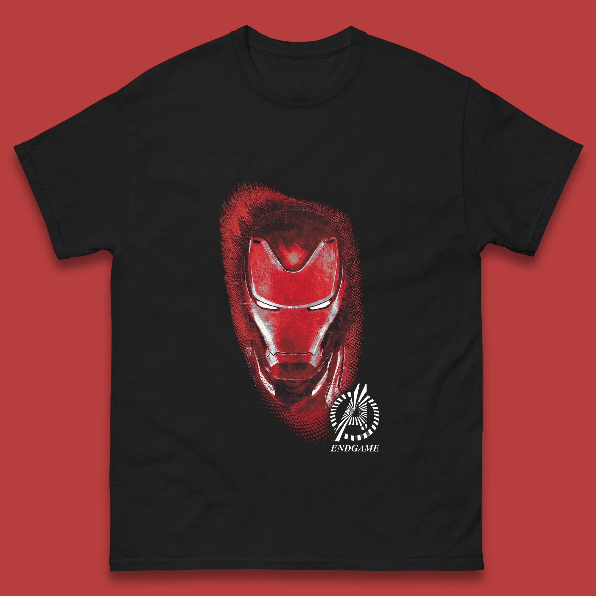 Marvel Avengers Iron Man Portrait Superhero Avengers Endgame Comic Book Character Iron-Man Marvel Comics Mens Tee Top 3XL