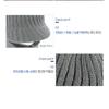 Zipper-open neck warmer brim hat (for men) (3 colors)