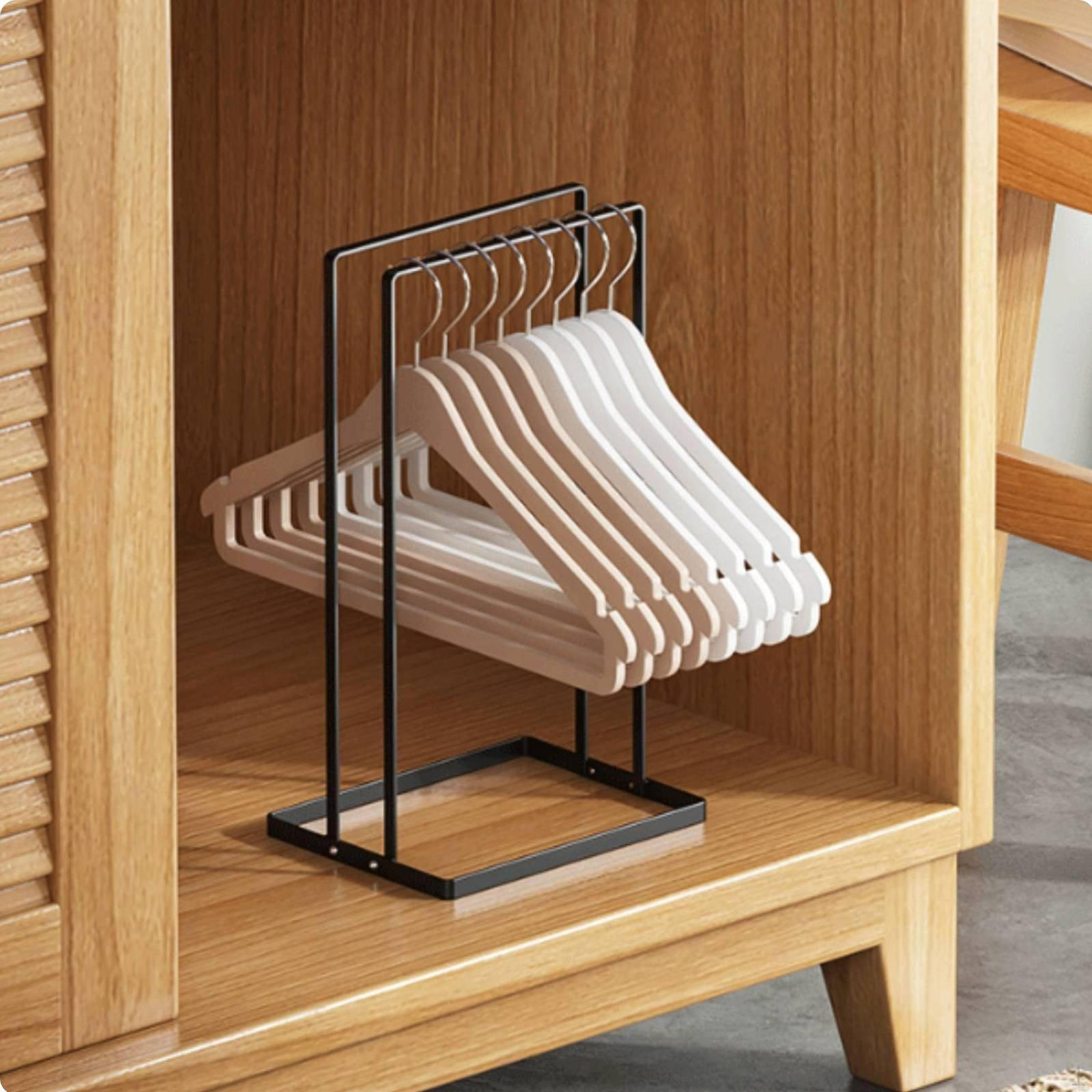Metallkleiderbügel Aufbewahrungsregal Kleiderschrank Organizer für 30CM Detachable Flat Iron