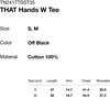 ThIs Is Never That Hands W Tee Off Black