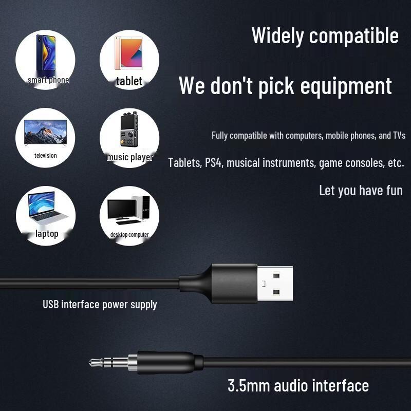 Newsmy BT60 Wired Computer Soundbar Speaker (CN version)