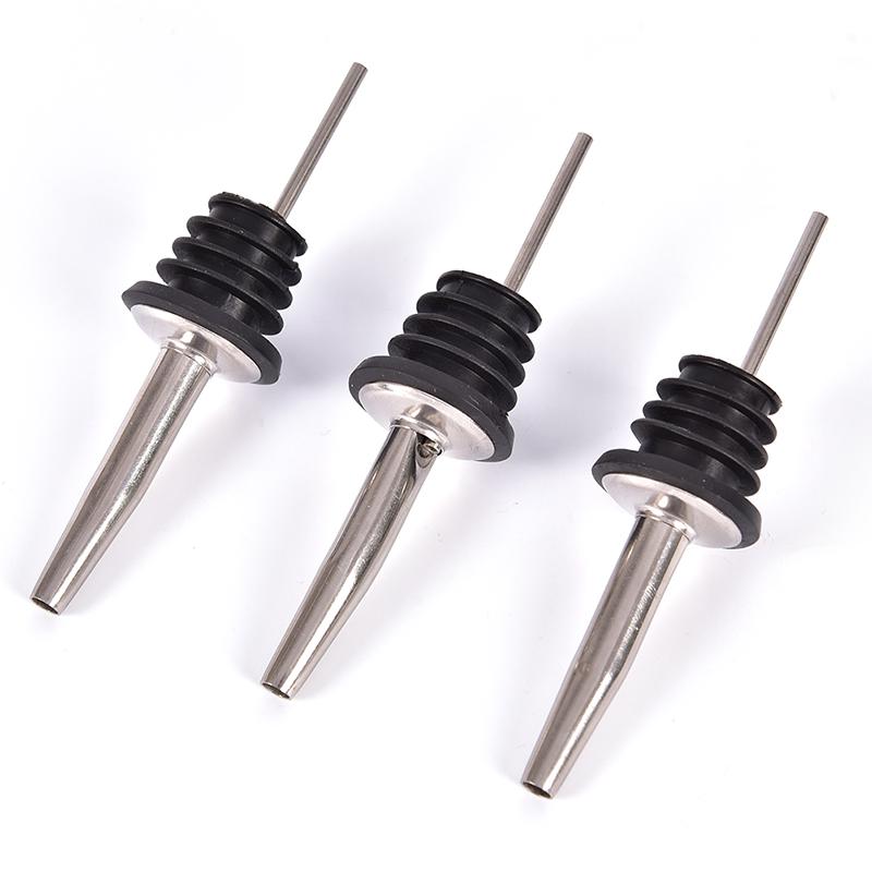 Practical Stainless Steel Wine Olive Oil Pourer Dispenser Spout Kitchen Tools