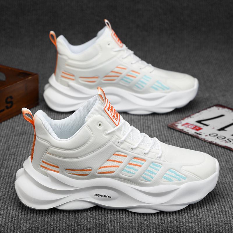 Men's Shoes Breathable Work Safety Shoes Trendy Non-slip Sports Comfortable Insoles Rubber Upper Men Shoes Tenis Para Hombre