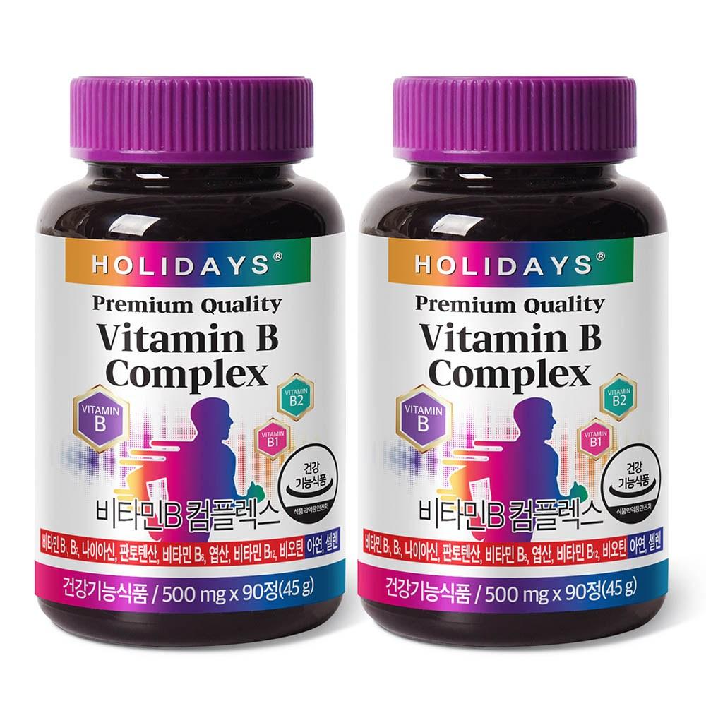 Holidays Vitamin B Complex 90 Tablets (2 pcs)