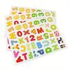 Wooden Magnetic Alphabet Numbers Refrigerator Magnets Set for Modern Home Office Decor Kitchen Organizer Birthday Gift JXB