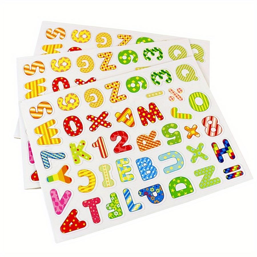 Wooden Magnetic Alphabet Numbers Refrigerator Magnets Set for Modern Home Office Decor Kitchen Organizer Birthday Gift JXB