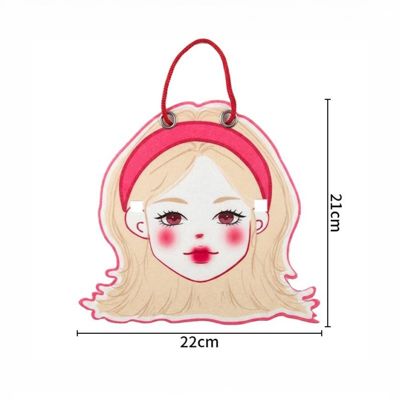 Wall Hanging Felt Glasses Hair Clip Holder Cartoon Space Saving Kawaii Sunglass Shelf For Bathroom