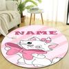 Personalized M-Marie Round Chair Office Rug - Perfect for Mat, Office Chair & More - Ideal Gift for Birthdays and Holidays