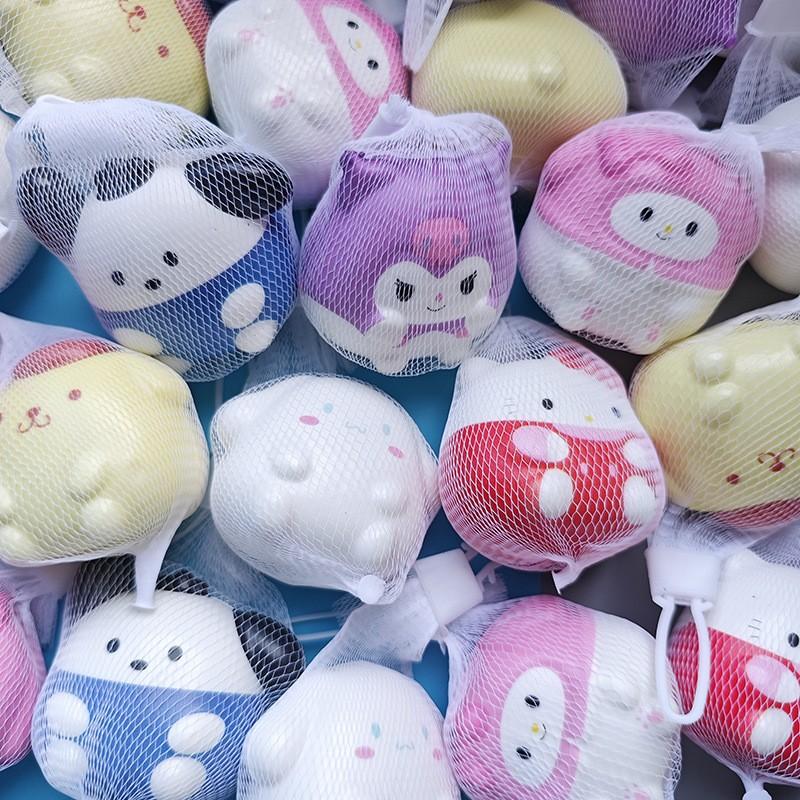 Hello Kitty Giocattolo Squishy Carino KT Sfera da Spremere Giocattolo Fidget Morbida Sfera da Spremere Rilassante Regalo Gadget per Feste Giocattolo Regalo