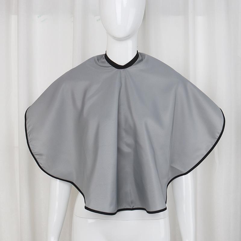 Non-Stick Black Hairdressing Cape for Dyeing & Perming - Stain-Proof & Oil Resistant