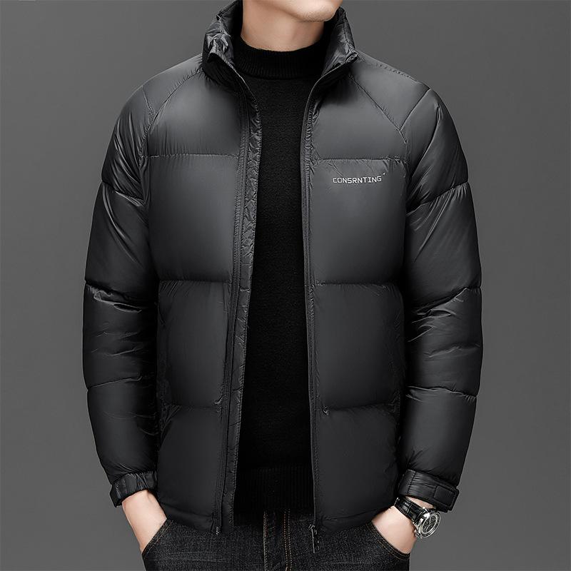 New Thickened and Warm Hong Kong Style Cotton Jacket with Winter American Stand-up Collar Bread Suits