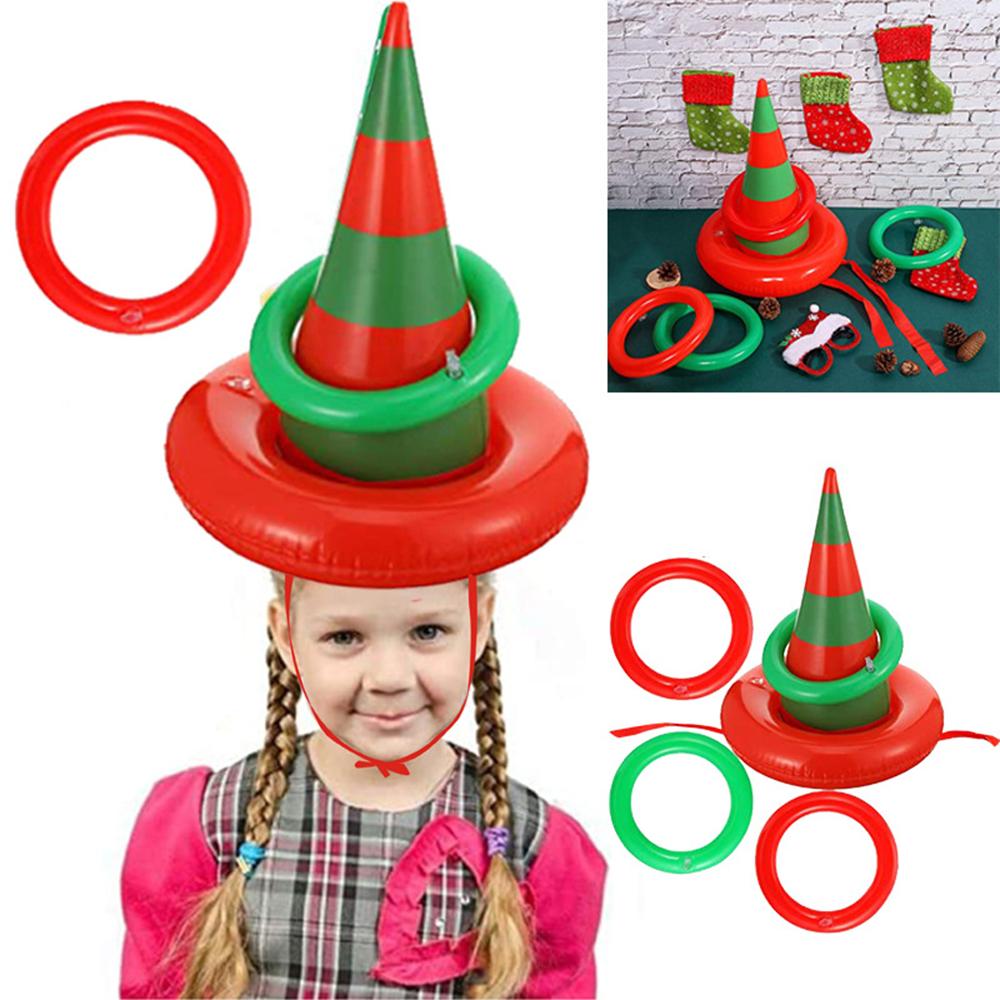 Inflatable Ring Toss Game Witch Hat 