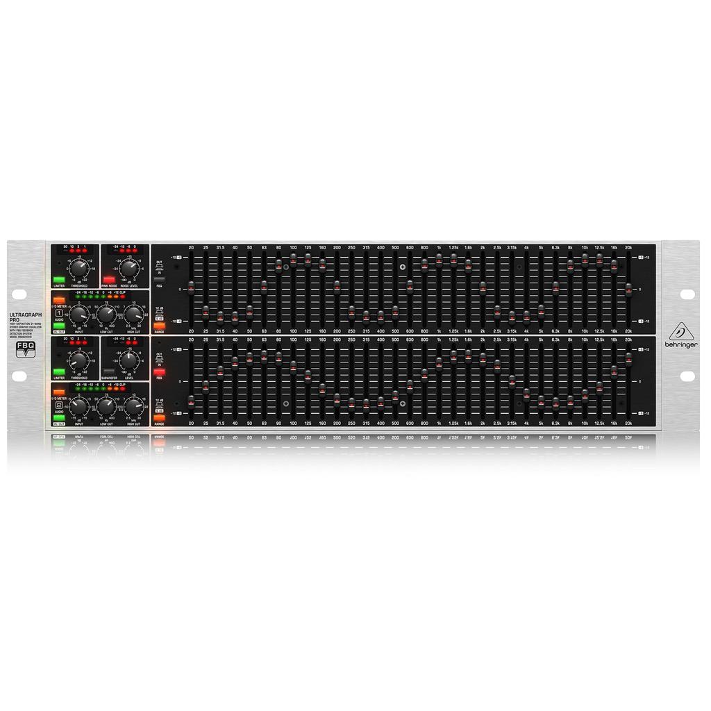 Behringer FBQ6200HD Stereo Graphic Equalizer with Feedback Detection and Subwoofer Output 31-Band