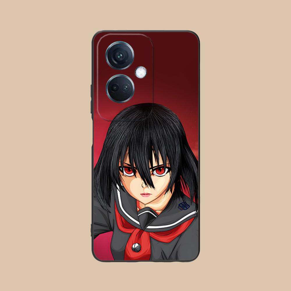 Akame Kurome Matte TPU Mobile Phone Case for OPPO Reno 14 13 12 11 10 9 8 7 6 5 F T Pro 5G Colorful Printing Cover