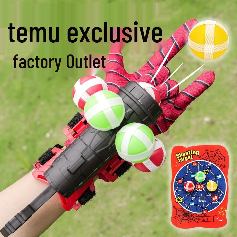 

Hero Spider Sticky Ball Launcher: Soft Bullet Target Toy for Kids