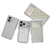 Korean Style Solid Color Polka Dot iPhone 17 / 16 Pro Max / 15 Pro Phone Case
