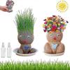 2PCS Grow Your Own Kits - Grass Head Doll Plant - Grass Heads for Kids To Grow - Perfect Cute and Funny Gift for Men Women Kids 2025