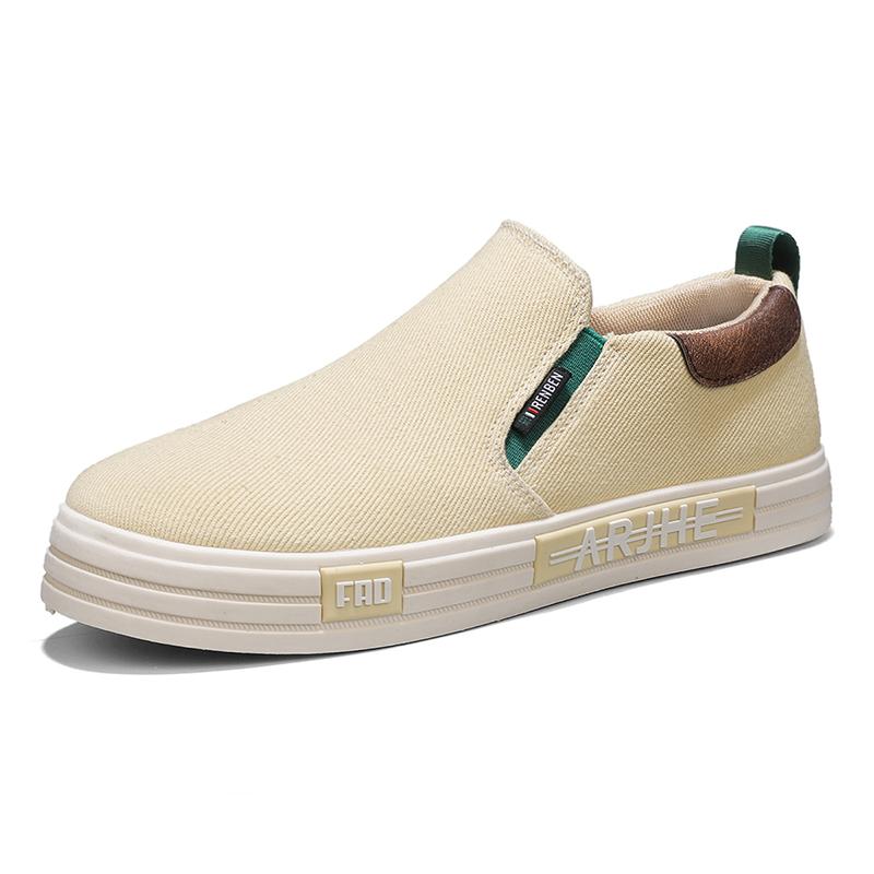 New Men's Canvas Shoe Covers, Footboard Shoes, Breathable Sports Shoes, Casual Trendy Shoes, Men's Shoes