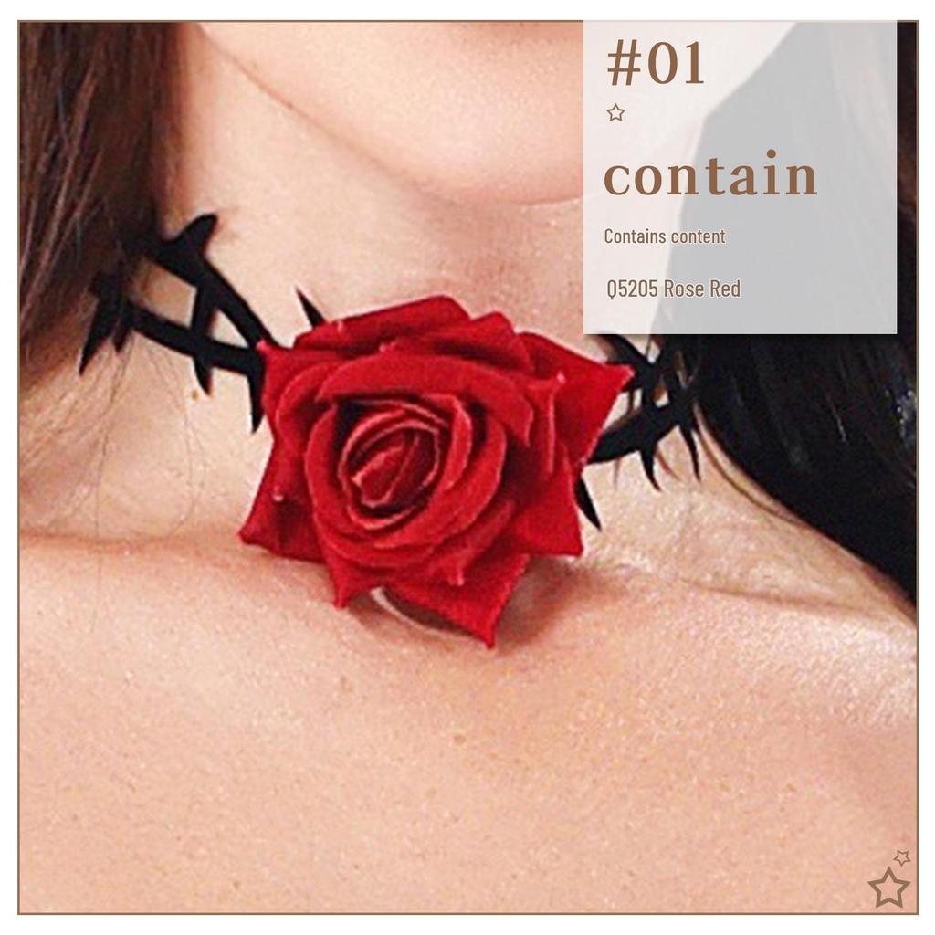 Colier Gothic Retro Lolita pentru Claviculă - Accesorii Stil Întunecat pentru Femei
