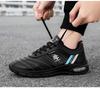 Men's Cross-Border Large Size Leather Casual White Shoes - New Fashion Trend, Comfortable Running Sports Shoes, Korean Style