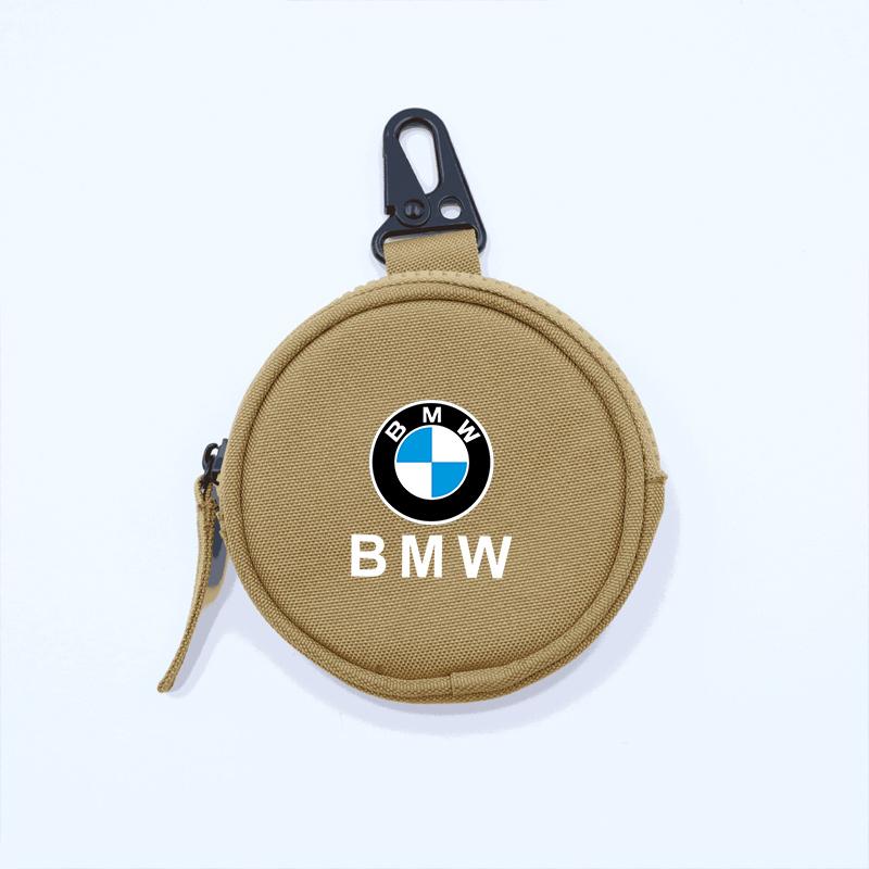 Car Key Wallet Pocket Coin Card Key Storage Bag Decoration For BMW E90 E60 E61 E93 E87 E36 E46 E39 E53 F30 Styling Accessories
