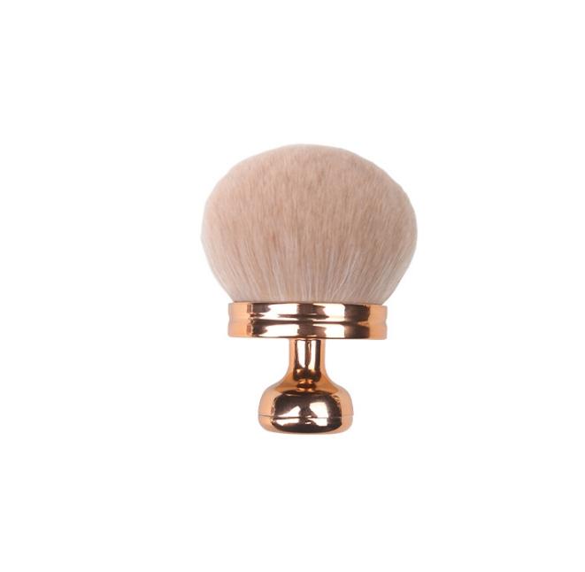 HMU Custom Logo Mushroom Head Blush Brush Super Soft Large Loose Powder Makeup Brush Foundation Brush regular size