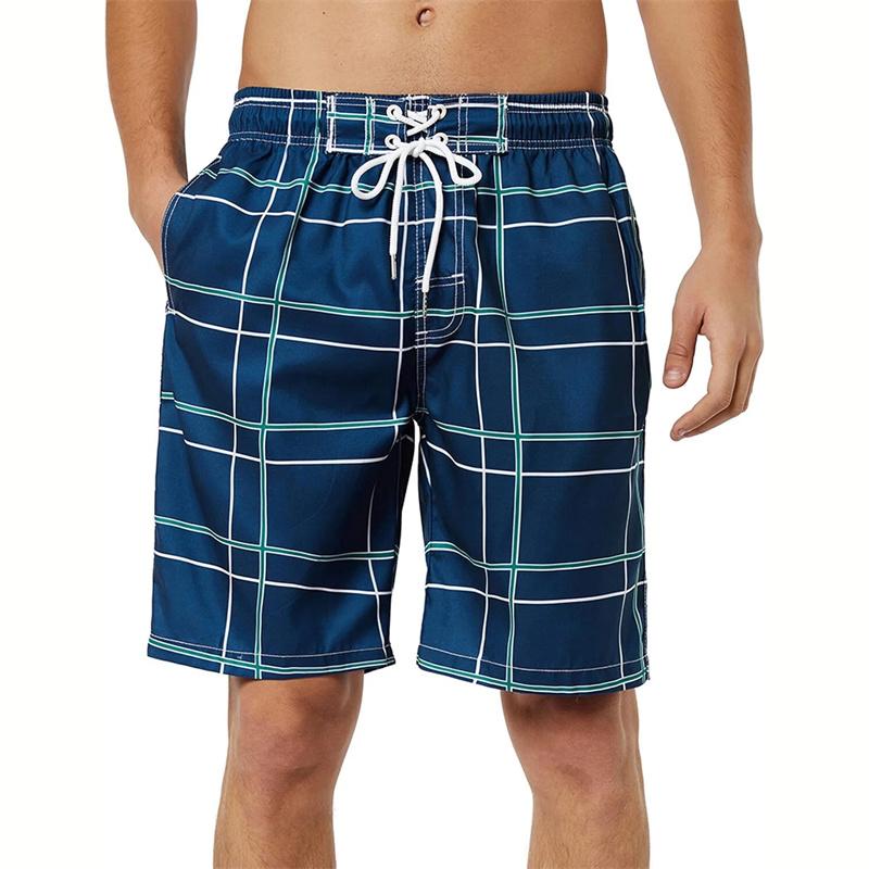 Summer New 3d Printed Flower Beach Shorts Men Tropical Plants Graphic Swimming Trunks Surf Board Shorts With Drawstring