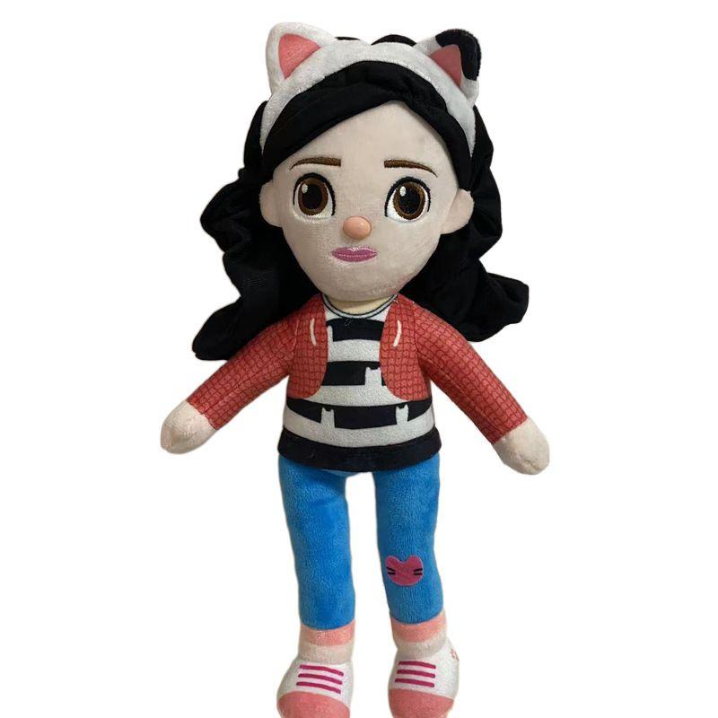 Plush Gabbys Dollhouse Toy Stuffed Pillow Cat Carlita Plushie Doll Kids Gifts