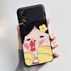 Casing For ZTE Blade A34 / A54 4G Phone Case Shell Aesthetic Cute Cat Astronaut Soft TPU Silicone Black Protective Cover Bumper